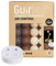 GuirLED - Guirlande lumineuse boules coton LED USB - Télécommande sans fil - Veilleuse bébé 2h - Adaptateur secteur double USB 2A inclus - 4 intensités - 24 boules 2.4m - Chocolat