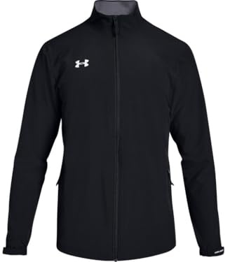 Under Armour Men's Hockey Warm Up Jacket, Black (001)/White, X-Large