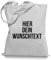Ma2ca Stoffbeutel Jutebeutel mit Wunschtext/Selber gestalten mit dem Amazon T-Shirt Designer/Beutel Druck/Designertool Tragetasche/Bag/Jutebeutel WM1-white
