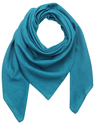 Freak Scene Baumwolltuch fein & dicht gewebt - petrol - 100x100 cm - 100% Baumwolle