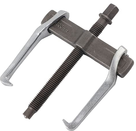 Extracteur à 2 mâchoires, acier au chrome vanadium + acier au carbone, extracteur de pignon de roulement, niveau professionnel de retrait réglable pour réparation automobile(4in)