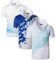 jeansian Herren 3 Stuck Mischen Pack Sport Polo T-Shirt LSL195 224 244 White XXL