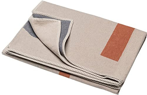 David Fussenegger Wohndecke Sylt 'Abstrakt' 140 x 200 cm Natur