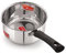 HAZEL Stainless Steel Saucepan with Handle for Induction Cooktop | Induction Base Ideal for Tea Milk Maker Vessel Cooking Easy to Clean