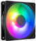 Cooler Master Mobius 120P ARGB Radiator Fan - Ring Blade Design (PWM), Ultra-Durable Loop Dynamic Bearing (max. 75.2 CFM, 3.63 mmH2O, 30 dBA), Chamfered Air-Focus Frame - Addressable Gen 2 RGB