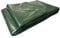 Telo Telone Occhiellato Antistrappo Impermeabile per coperture Polietilene Multiuso (10x12 metri, Verde 120 gr/mq)