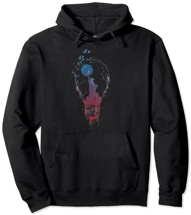 Abstraktes T-Statue of Liberty Glühbirne Pullover Hoodie