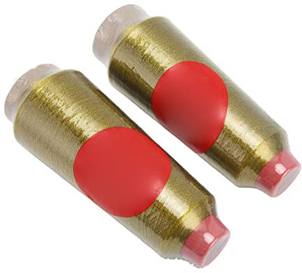 Filo da ricamo , colore chiaro , lavabile in lavatrice , 2 rotoli , filo d'oro , 3500 m , ampiamente usato , non stinge per decorazione