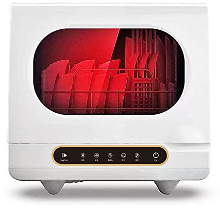 Mini Lave-vaisselle, Comptoir De Lave-vaisselle Portable Avec 4 Programmes De Lavage, Double Pulvérisation À 360°, Haute Température De 72°C Pour Appartements, Dortoirs Et Camping-cars