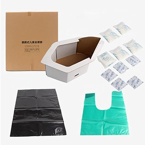 purzen À Tout Moment Toilette en Carton d'urgence Simple Catastrophe Portable Pliant Prévention des Catastrophes Marchandises