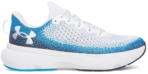Under Armour Men's Infinite Sneaker, (108) White/Electric Blue/White, 12.5