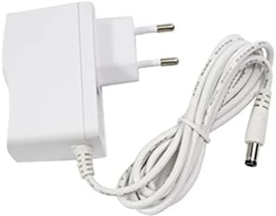 SQUADO - Alimentatore Adattatore Universale Stabilizzato, 12V 1Ah, jack uscita D90, spina standard Eu, Ideale per Telecamere di Sorveglianza modem router