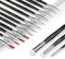 HOTUT Pinceaux à Sec, Lot de 15 Pinceaux Secs pour Peinture Miniature, Pinceaux en Laine et en Nylon Synthétique, Professionnels Drybrush pour Miniature Huile Aquarelle Acrylique Modélisme