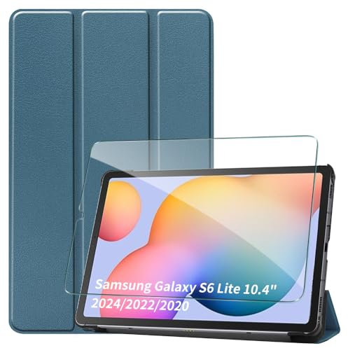 GOZOPO Funda para Samsung Galaxy Tab S6 Lite (10,4 Pulgadas) 2024/2022/2020, Ultra Slim Protectora Delgada Carcasa con Soporte y Auto-Estela/Sueño