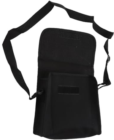 Pnuokn Fernglas-Tasche – leichte, stoßfeste Nylontasche für 50-mm-Ferngläser – Schwarz – modernes Design – Kordelzug-Verschluss