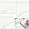 Azxndy 200pcs Transparent Sticky Notes Self-Stick Note Pads, Adhesive Removable See Through Sticky Notes, 4 Sizes Self Adhesive Clear Waterproof Note Suitable for Writing and Taking Notes on Books
