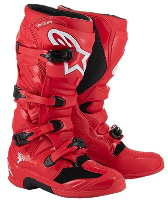 Alpinestars Tech 7 Motocross Stiefel, rot, 7 (40.5)