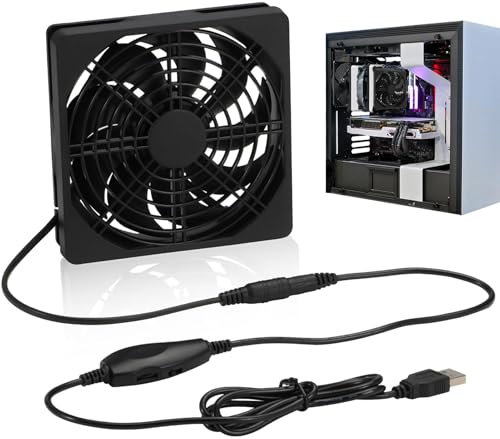 Jubepk Ventilateur de refroidissement puissant | Ventilateur de refroidissement portable | Ventilateur de refroidissement pour ordinateur | Ventilateur USB multifonction, ventilateur de