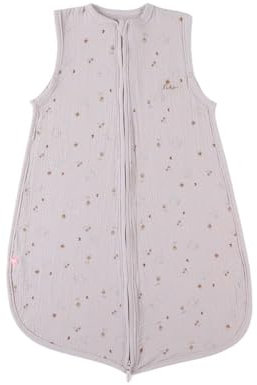 Noukie's - Gigoteuse bébé Eté - 70 cm - 1 à 6 Mois - Légère, Pratique, Ajustable - Grenouillère Mixte TOG < 1.0-100% Mousseline de Coton bio - Sac de couchage Colombes