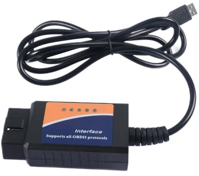 Yalgdlen ELM 327 elm327 OBD2 USB Adapter OBDii with PIC18F25K80 Scanner