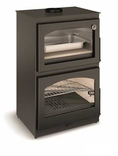 TJ - Poêle à bois GOR avec compartiment de cuisson, 7,2 kW, 178 kg, convient pour les pièces jusqu'à 250 m²