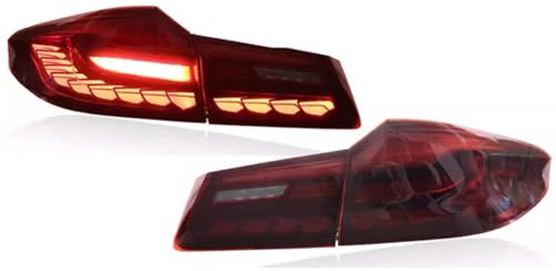 Auto Rücklicht-Komplettsets, Auto LED Heckleuchte Bremsleuchte Kontrollleucht Austausch Links Rechts, für BMW G30 G38 5-Series 2018-2022 520i 530 550