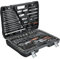 Pamatio 216 Piece 1/4 1/2 3/8 Drive Socket Set with Bits, Quick Release Ratchet Wrench Spanner Set - CR-V - Socket Set and Tool Set for Household DIY, Car Repair