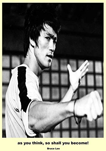 Poster Bruce lee Citation Motivation Wall Art