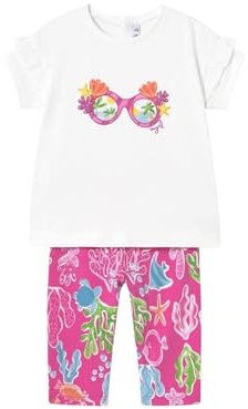 Mayoral Comp.Leggings Stampato per Bimba Fucsia 36 Mesi (98cm)