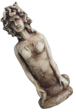 PRETYZOOM Harz Dekoration Medusa Statue Mythologie-Figur Heimdekor Haushaltsharzschmuck Ornament Skulptur Für Wohnzimmer Oder Büroecke