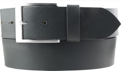 BELTINGER Jeansgürtel aus Vollrindleder 4,5 cm | Leder-Gürtel für Herren 45mm | Breiter Herren-Gürtel aus echtem Leder