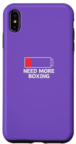 Need More Boxing, Battery Low Case for iPhone XS Max