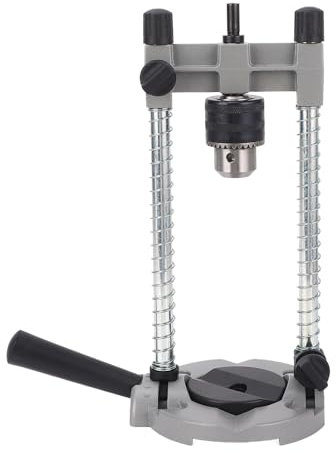 Guía de Prensa de Perforación Ajustable, Guía de Taladro de Corte de ángulo Preciso con Parada de Profundidad para Perforar, Soporte de Soporte de Taladro Portátil Durante 1/4 de