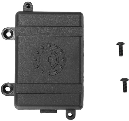 Agwuoetr Empfänger Box Rc Auto Radio Box Dekoration Werkzeug Kunststoff Für 1/10 Rc Felsen Kriecher Auto Scx10 D90 D110 D130