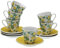 Juego de Tazas con Platos Versa Porcelana Limón - Marca: Versa - EAN: 8420327570901