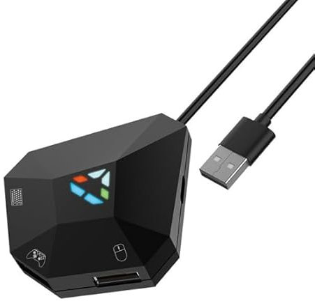 GOEDCH Convertisseur Clavier et Souris: Adaptateur Clavier et Souris pour PS4/PS3/XBOX ONE/360/Switch, Convertisseur Clavier Souris Filaire, Petite Taille, Belle Apparence, Bonne Prise en Main
