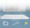 Vaschetta di Raccolta Condensa Condizionatore Portatile Raccogli Condensa, Kit di Scarico Aria Condizionata per Climatizzatori Mini Split HVAC(Large/500cm hose)
