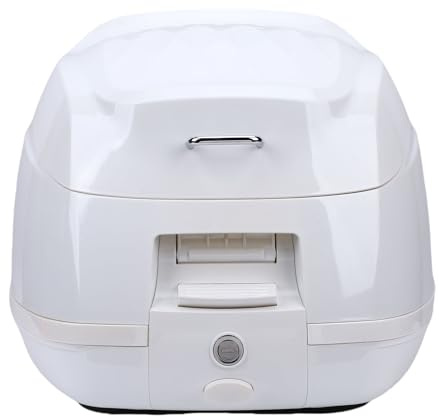 SIXRUN 32L Motorrad-Topcase, wasserdichte ABS-Aufbewahrungsbox, Passend für Helme in Voller Größe, Ideal für Motorräder und Motorroller (Schneewittchen)