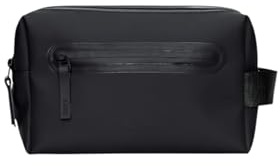 Beauty Wash Bag Zip 16000 Black RAINS