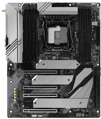 Motherboard Fit For ASROCK X299 Motherboard CREATOR LGA 2066 3xUltra M.2 DDR4 256GB Support I9-10900 9900X I9-7900 I7-7800 Cpu ATX