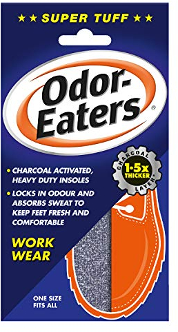 Odor-Eaters Supertuff, Odour-Destroying, Heavy duty insoles for work wear