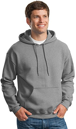 Gildan Herren Hoodie DryBlend Hooded Sweatshirt Grau Sport Grey L
