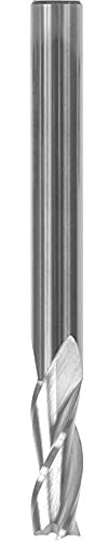 Yonico 31314-SC - Upcut Spiral End Mill CNC Router Bit, Diameter: 1/4, Cutting Height: 3/4, Flutes: 3-1/4 Shank