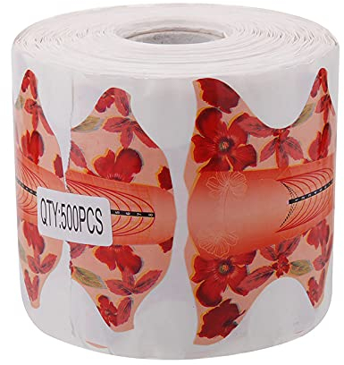 500X Pegatinas Moldes Guías Autoadhesivas para Uñas (#1)