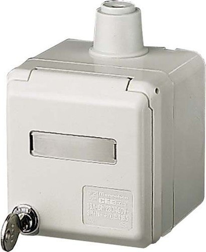 MENNEKES 4165 Steckdose Grau
