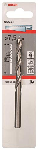 Bosch Accessories Bosch Professional Metallbohrer HSS-G geschliffen (Ø 7,5 mm)