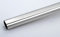 1 Schrankrohr Garderoben Kleiderstange oval Metall vernickelt Länge 1200mm 22 x 15 mm