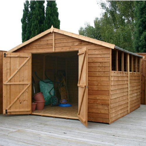 10.5ft W x 10.5ft D Wooden Storage Shed