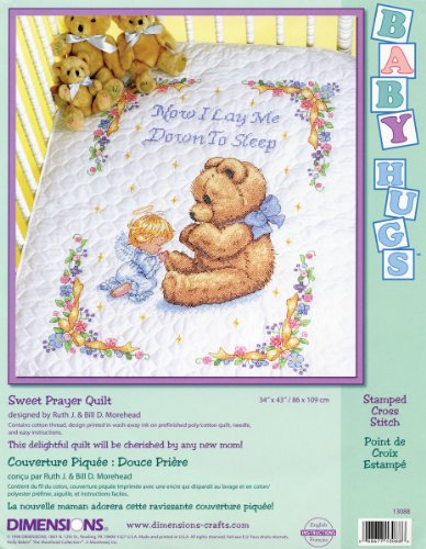 Dimensions Sweet Prayer Quilt Sunset Cross Stitch Kit