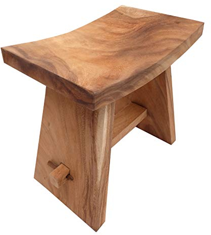 Design, sgabello Finca” in legno teak marrone